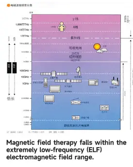 Magnetic field therapy safety standards for home medical devices - falls within extremely low-frequency electromagnetic field range.