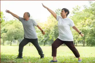 elderly who focused on wellness